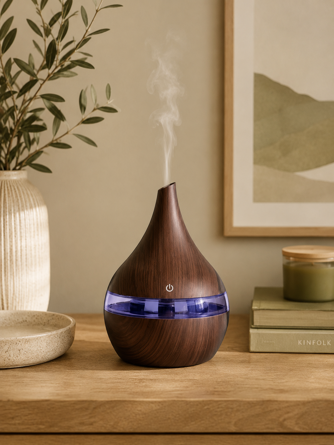Difusor Decorativo con Luz Ambiental